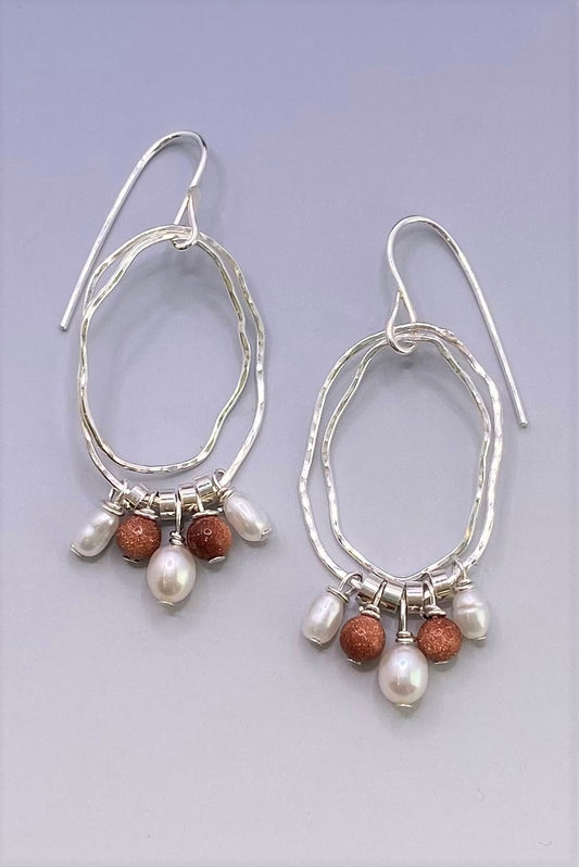 "Autumn Ovals" Earrings